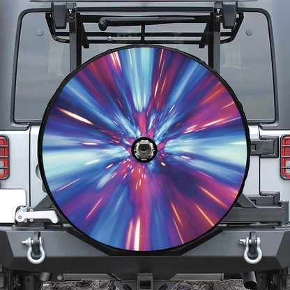 Lightspeed Vortex Print Tire Cover With Camera Hole