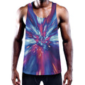 Lightspeed Vortex Print Men's Workout Tank Top