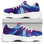 Lightspeed Vortex Print White Chunky Shoes
