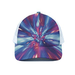 Lightspeed Vortex Print White Mesh Trucker Cap