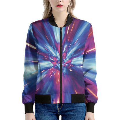 Lightspeed Vortex Print Women's Bomber Jacket