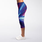 Lightspeed Vortex Print Women's Capri Leggings