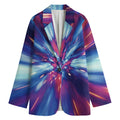 Lightspeed Vortex Print Women's Cotton Blazer