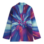 Lightspeed Vortex Print Women's Cotton Blazer