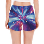 Lightspeed Vortex Print Women's Split Running Shorts