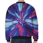 Lightspeed Vortex Print Zip Sleeve Bomber Jacket