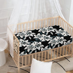 Lily Floral Pattern Print Baby Crib Sheet