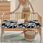 Lily Floral Pattern Print Baby Crib Sheet