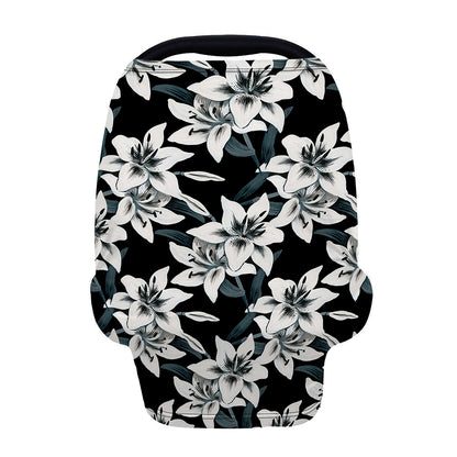 Lily Floral Pattern Print Baby Seat Cover