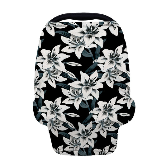 Lily Floral Pattern Print Baby Seat Cover