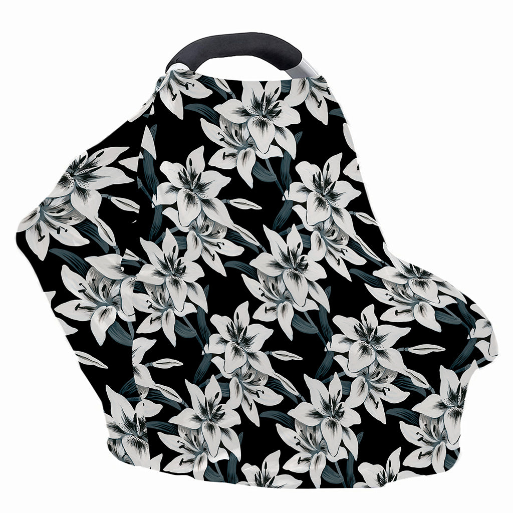Lily Floral Pattern Print Baby Seat Cover
