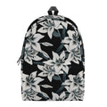 Lily Floral Pattern Print School Backpack