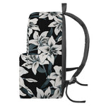 Lily Floral Pattern Print Backpack