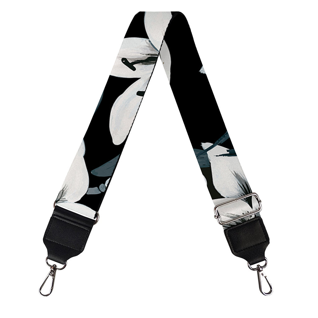 Lily Floral Pattern Print Bag Strap
