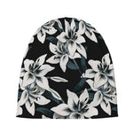 Lily Floral Pattern Print Beanie