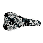 Lily Floral Pattern Print Bicycle Seat Cover