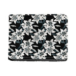 Lily Floral Pattern Print Bifold Wallet