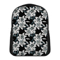 Lily Floral Pattern Print Casual Backpack