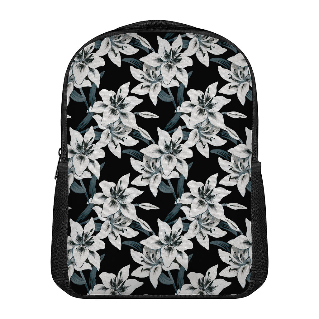 Lily Floral Pattern Print Casual Backpack