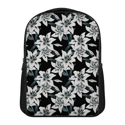Lily Floral Pattern Print Casual Backpack