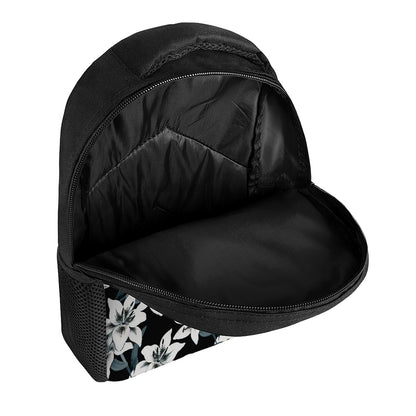 Lily Floral Pattern Print Casual Backpack