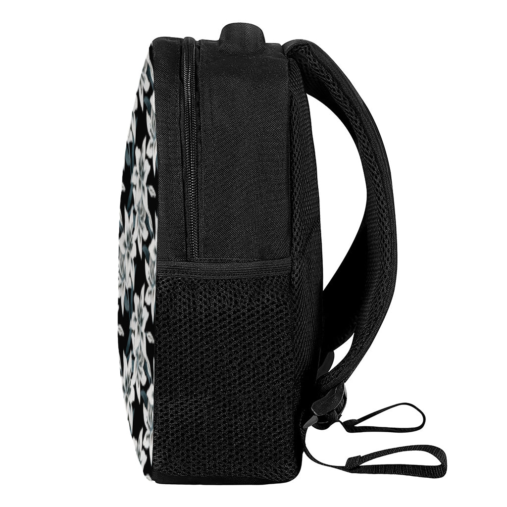 Lily Floral Pattern Print Casual Backpack