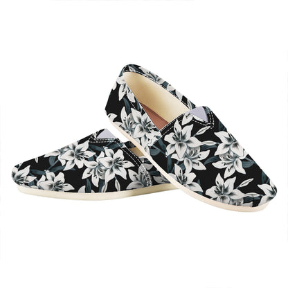 Lily Floral Pattern Print Casual Shoes