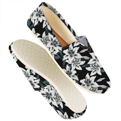 Lily Floral Pattern Print Casual Shoes