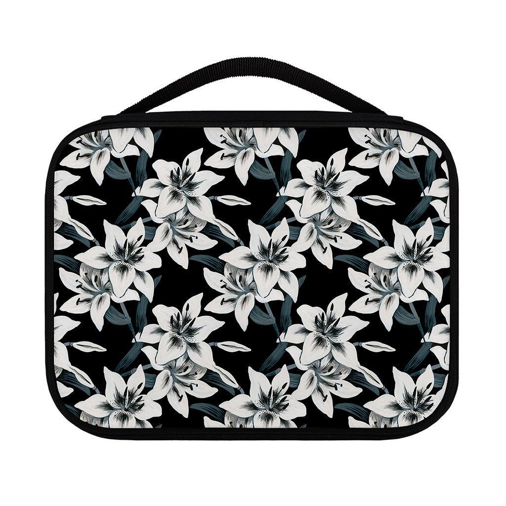 Lily Floral Pattern Print Classic Bible Case