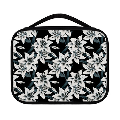 Lily Floral Pattern Print Classic Bible Case