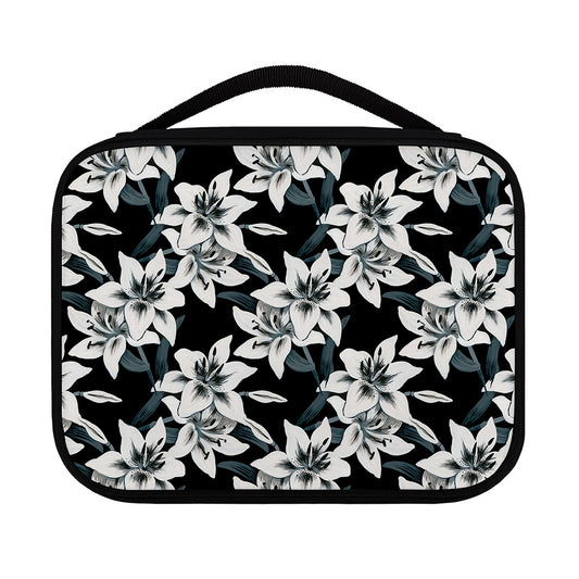 Lily Floral Pattern Print Classic Bible Case