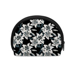 Lily Floral Pattern Print Coin Purse