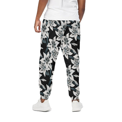 Lily Floral Pattern Print Cotton Pants
