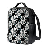 Lily Floral Pattern Print Crossbody Lunch Bag