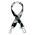 Lily Floral Pattern Print Dog Seat Belt