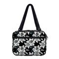Lily Floral Pattern Print Double Strap Bible Bag