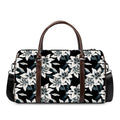 Lily Floral Pattern Print Duffel Bag