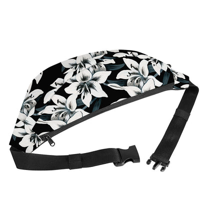Lily Floral Pattern Print Fanny Pack