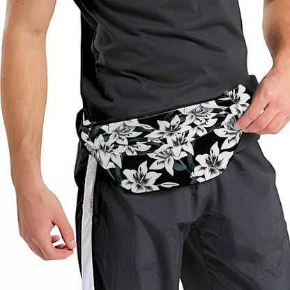 Lily Floral Pattern Print Fanny Pack