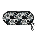 Lily Floral Pattern Print Glasses Case