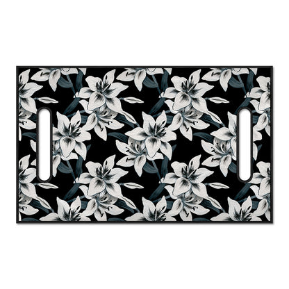 Lily Floral Pattern Print Golf Cart Seat Cover