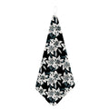 Lily Floral Pattern Print Hand Towel