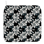 Lily Floral Pattern Print Hand Towel
