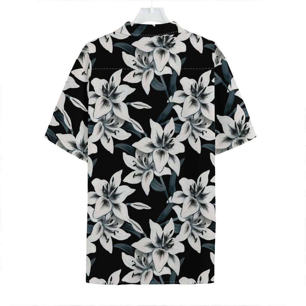 Lily Floral Pattern Print Hawaiian Shirt