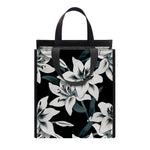 Lily Floral Pattern Print Insulated Lunch Tote