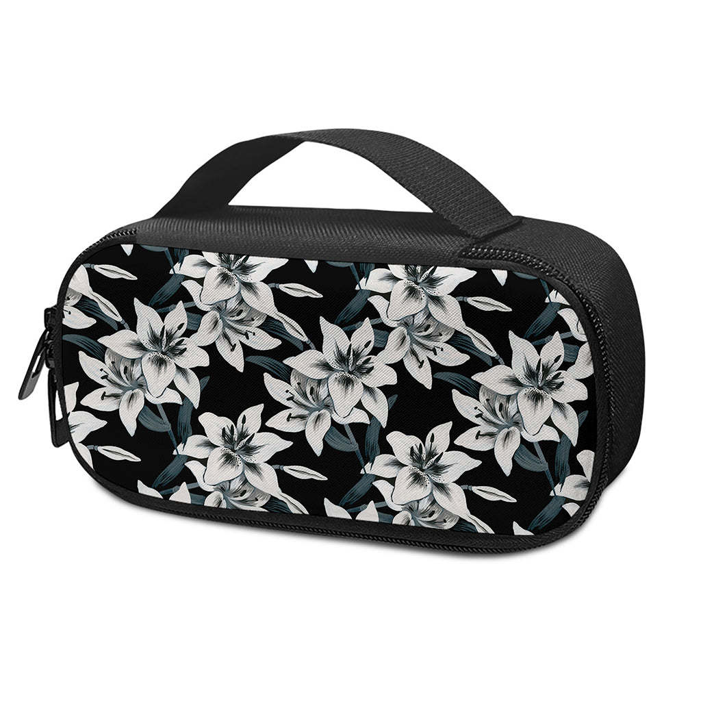 Lily Floral Pattern Print Insulin Cooler Travel Case