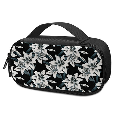 Lily Floral Pattern Print Insulin Cooler Travel Case