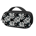 Lily Floral Pattern Print Insulin Cooler Travel Case