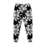 Lily Floral Pattern Print Jogger Pants