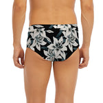 Lily Floral Pattern Print Men's Briefs
